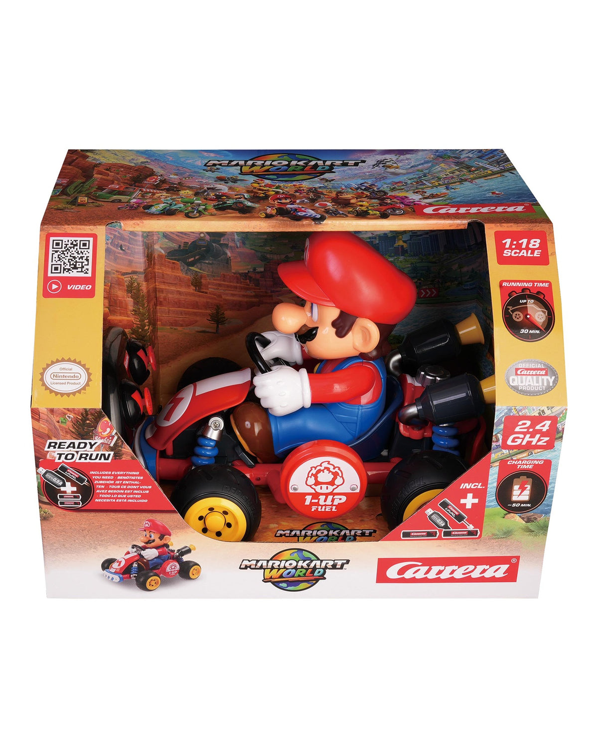 1:18 Mario Kart World - Mario 2.4 GHz & USB