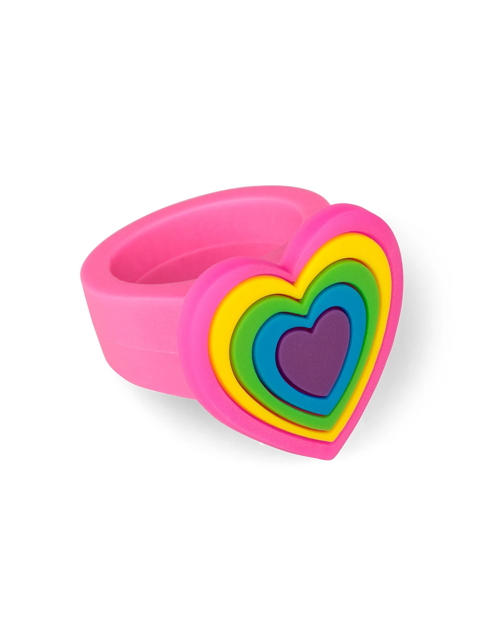 Rainbow Chunky Ring - Assorted