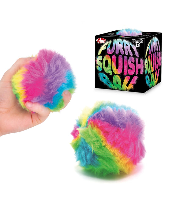 Fizz Fun Furry Squish Ball 6cm