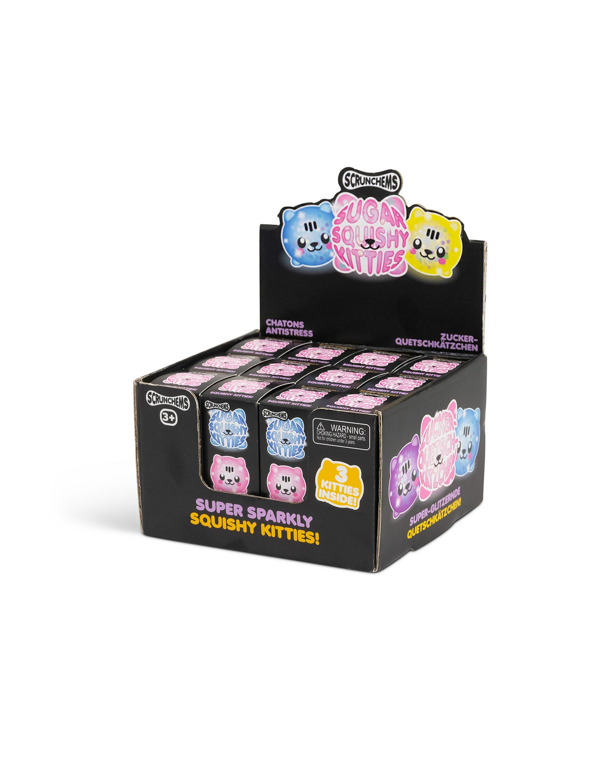 Scrunchems Sugar Squishy Kitties 3Pk
