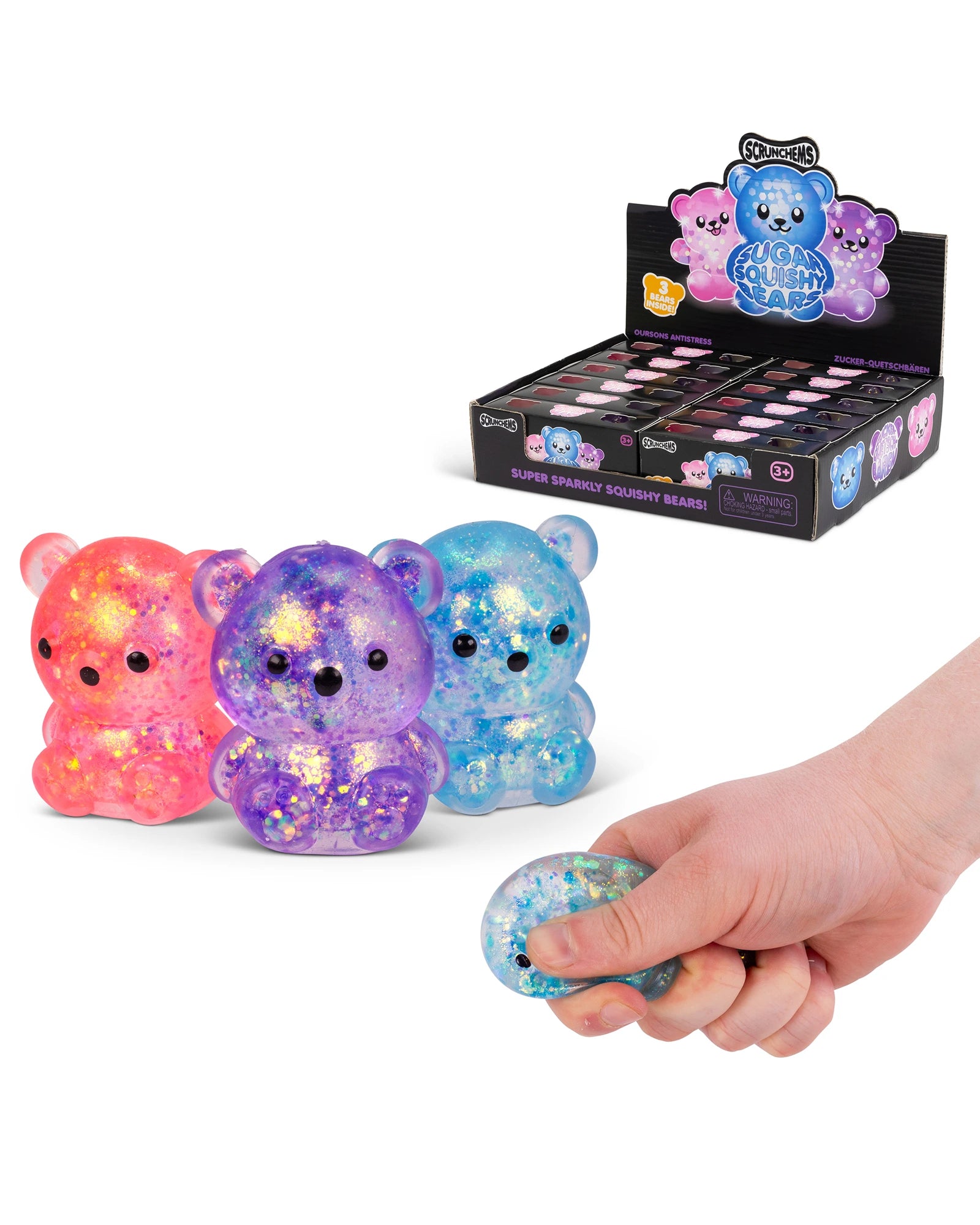 Scrunchems Sugar Bears 3PK - Assorted