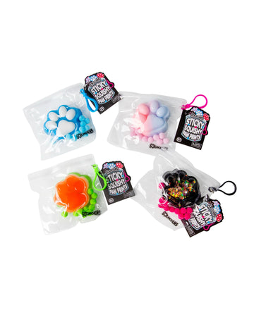 Scrunchems Sticky Squishy Paw Prints - Assorted