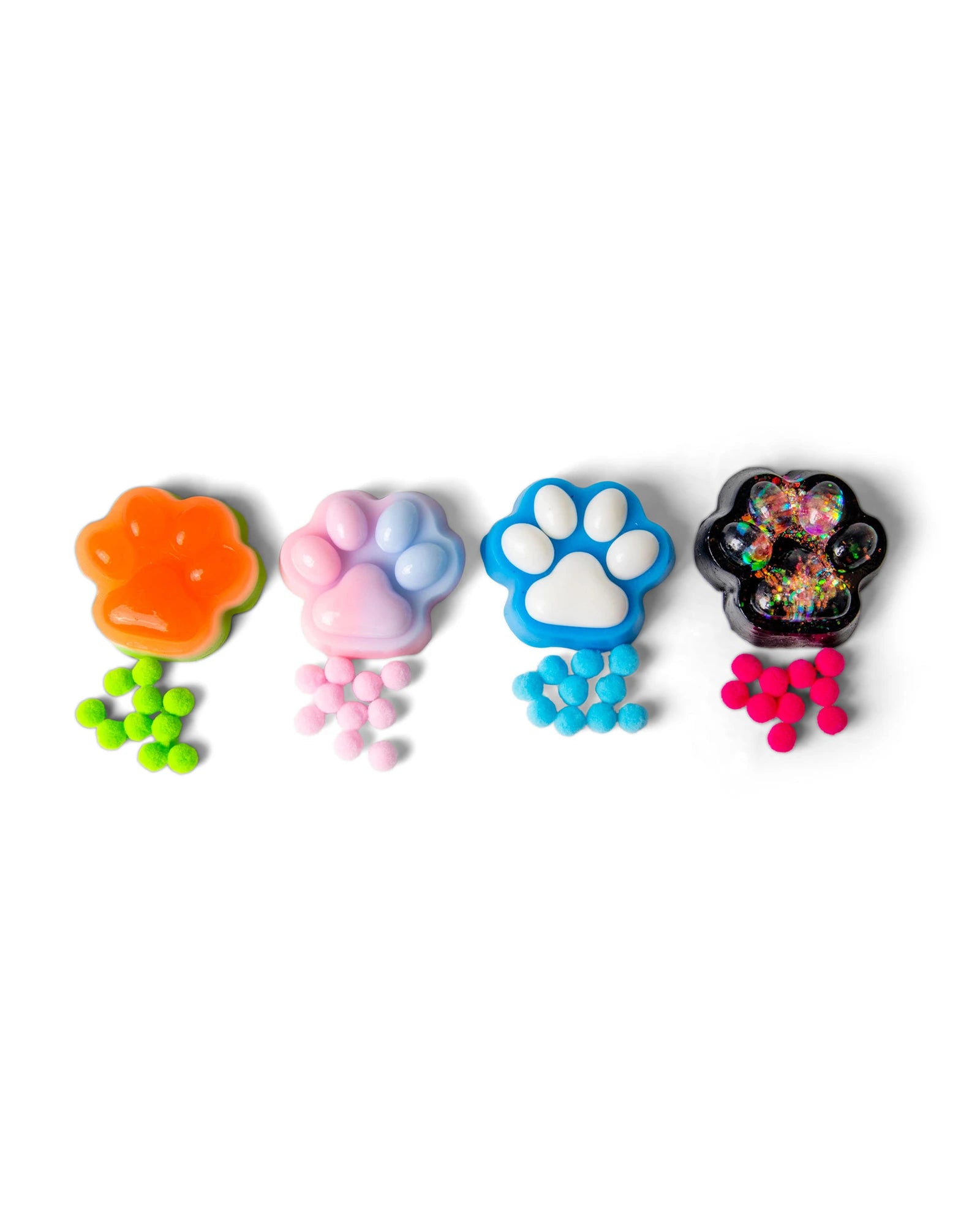 Scrunchems Sticky Squishy Paw Prints - Assorted