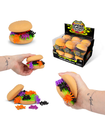 Spooky Spider Burger Squishy