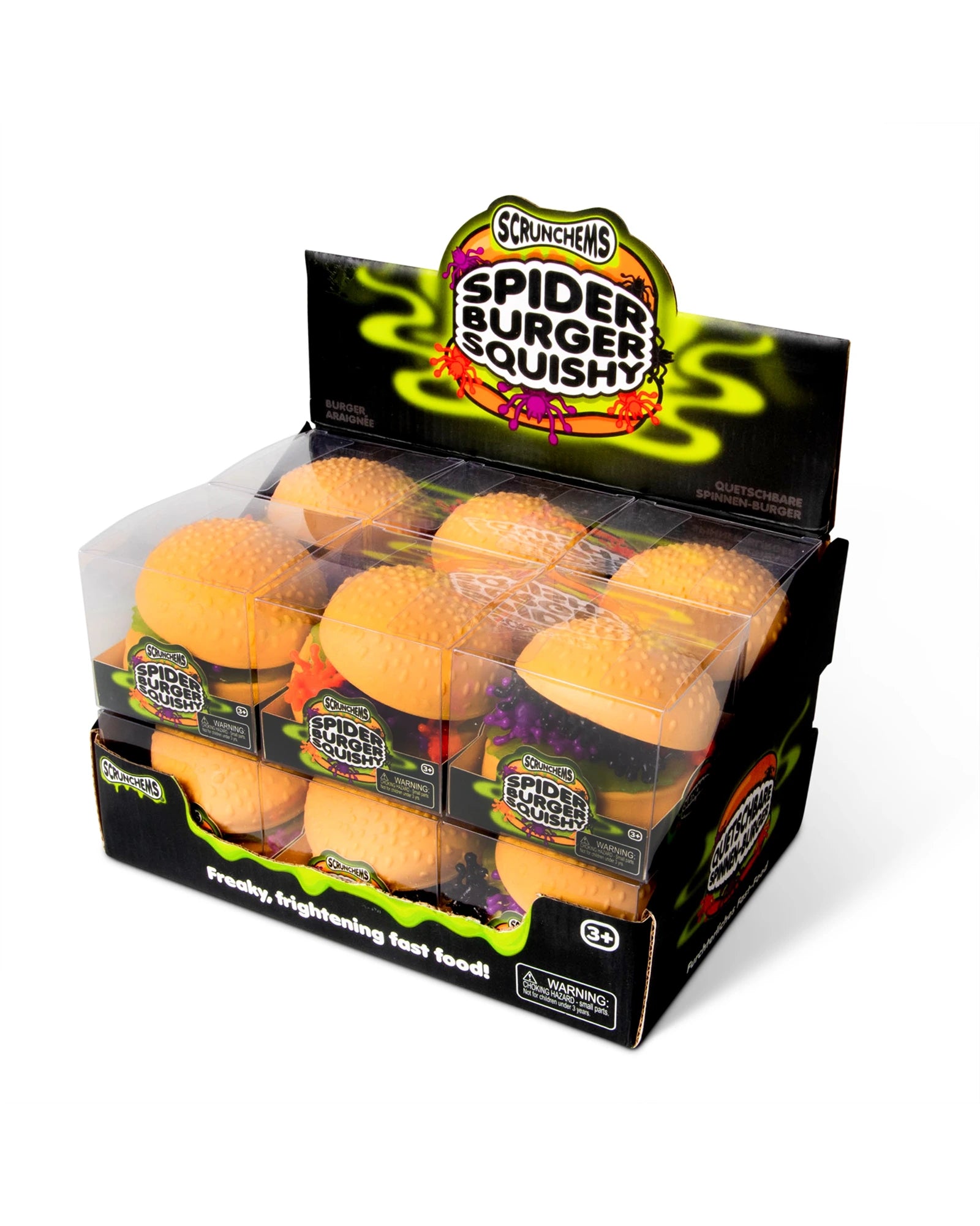 Spooky Spider Burger Squishy