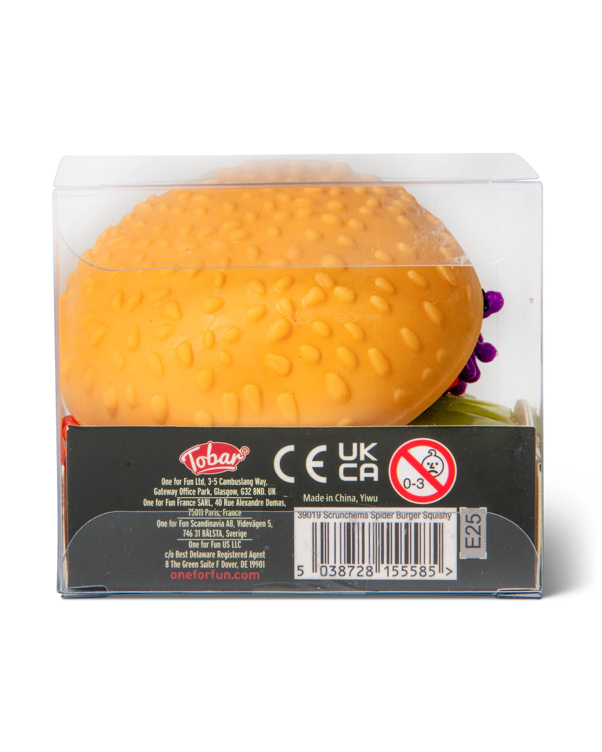 Spooky Spider Burger Squishy