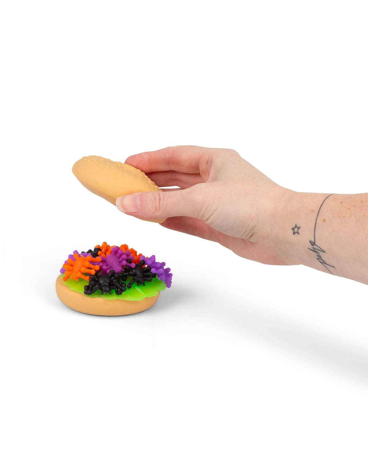Spooky Spider Burger Squishy
