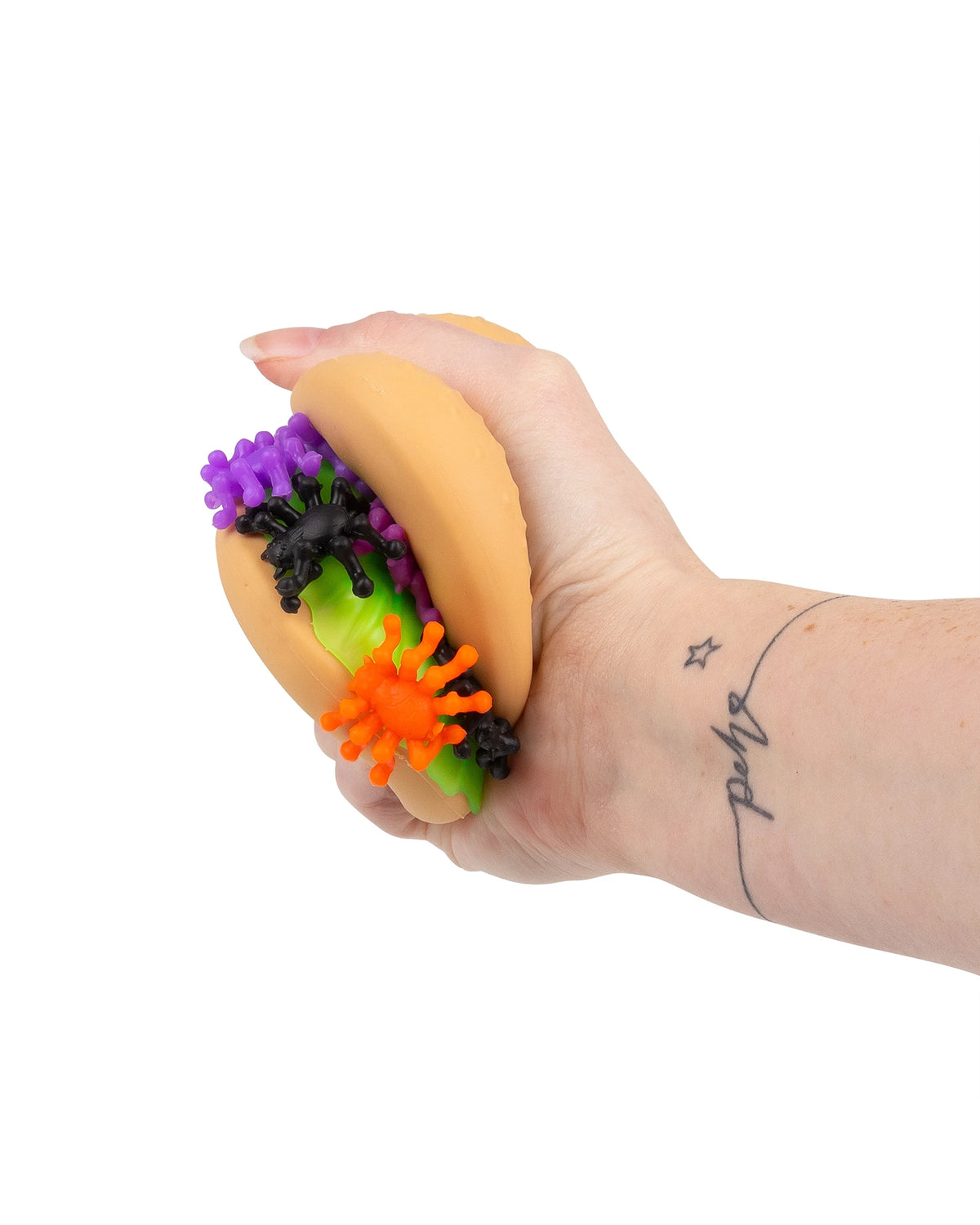 Spooky Spider Burger Squishy