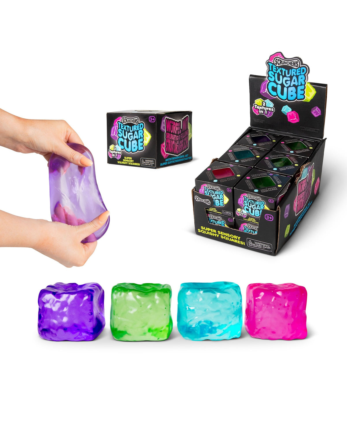 Scrunchems Textured Sugar Cube - Assorted
