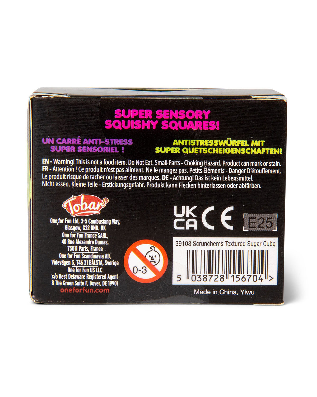 Scrunchems Textured Sugar Cube - Assorted