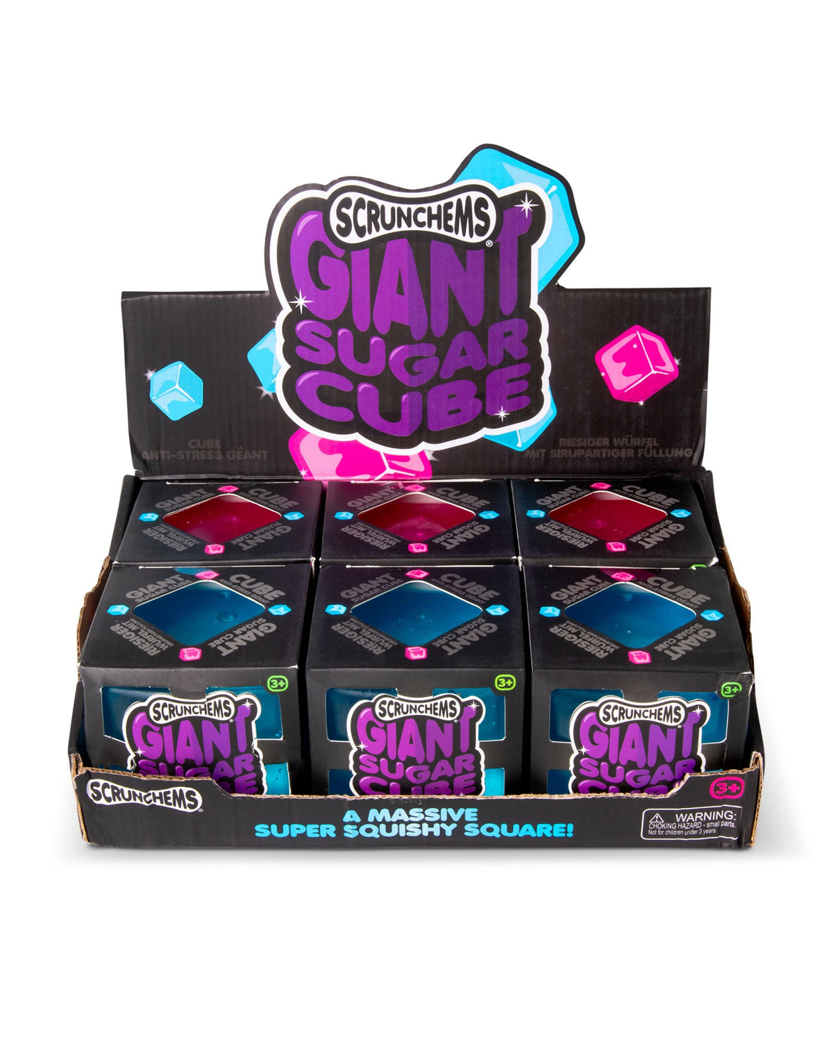Scrunchems Giant Sugar Cube - Assorted