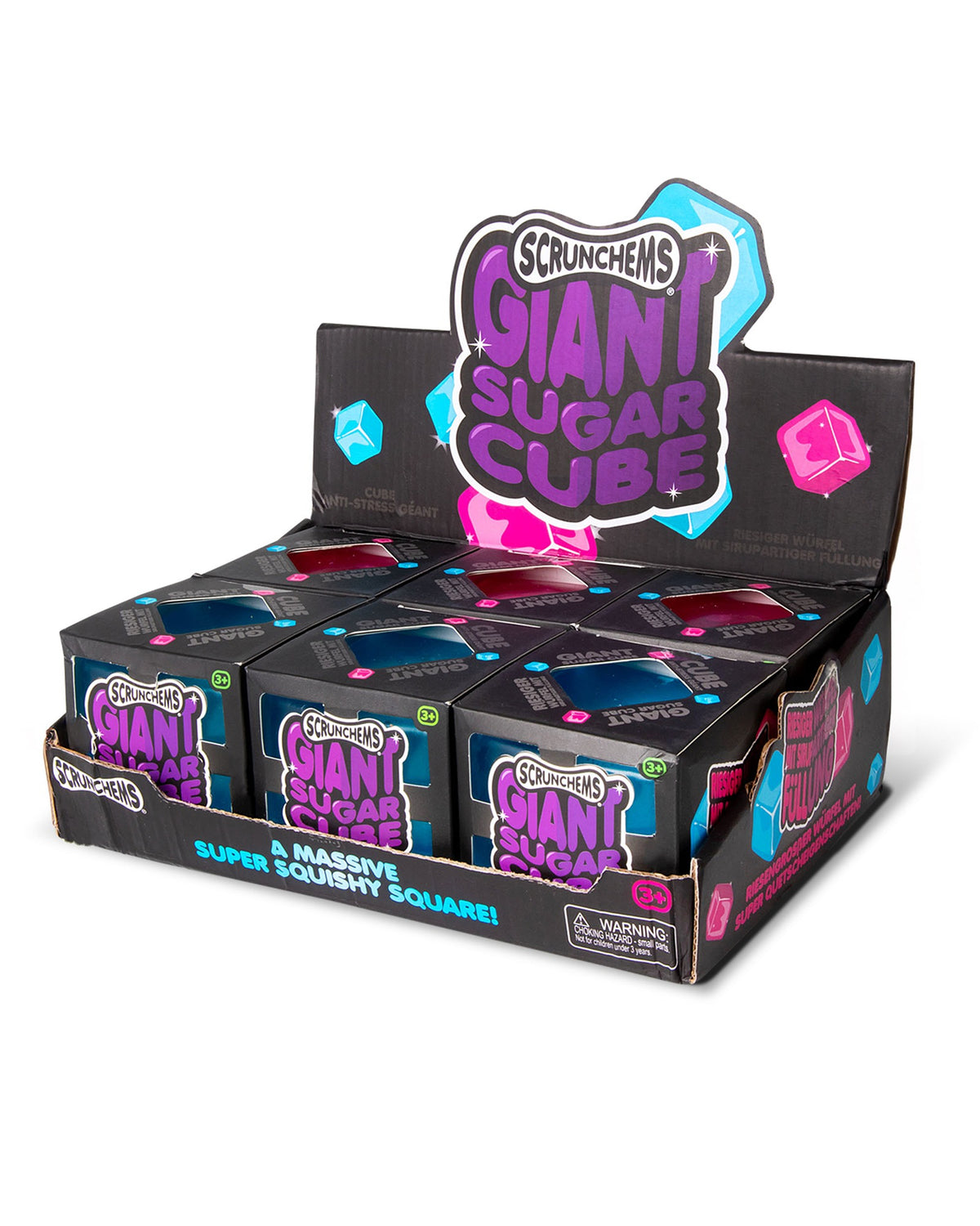 Scrunchems Giant Sugar Cube - Assorted