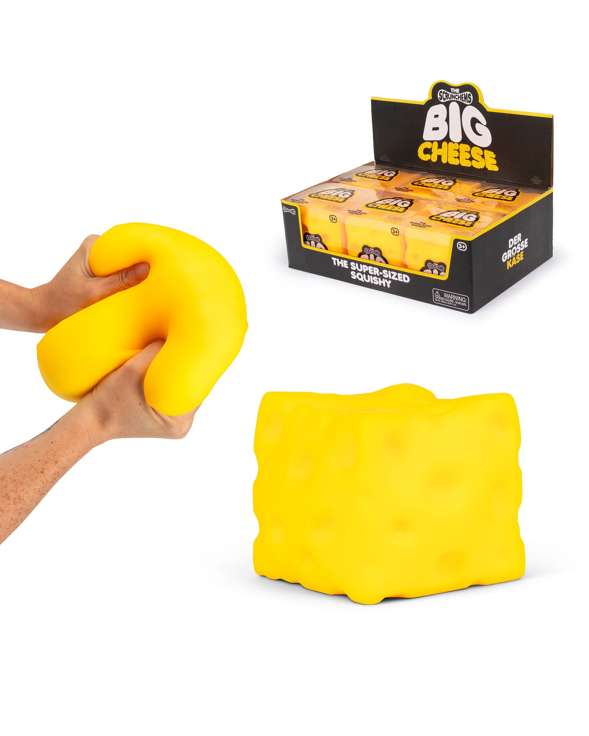 Scrunchems Jumbo Squishy Cheese