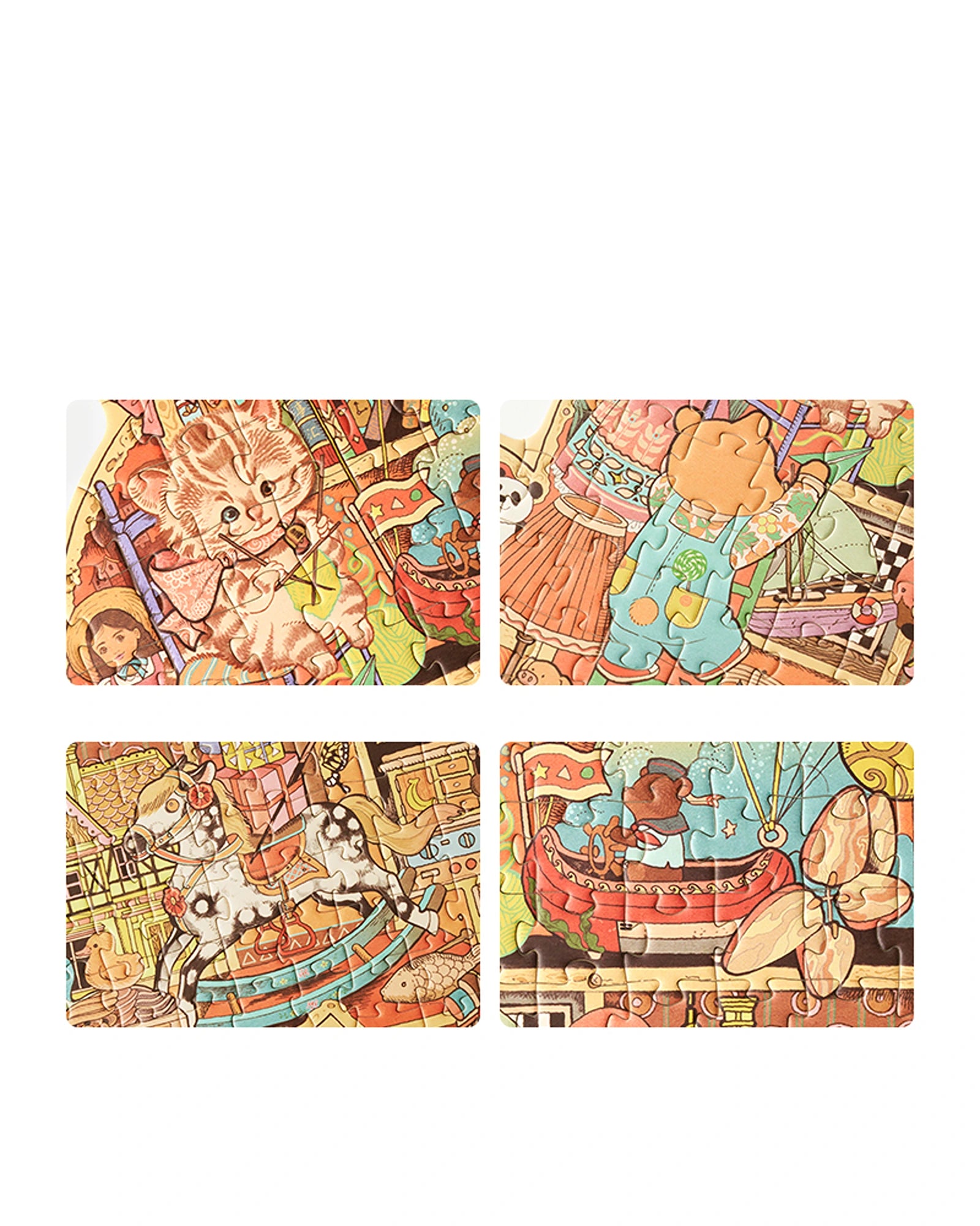 mideer Shaped Artist Puzzle - Bears Home
