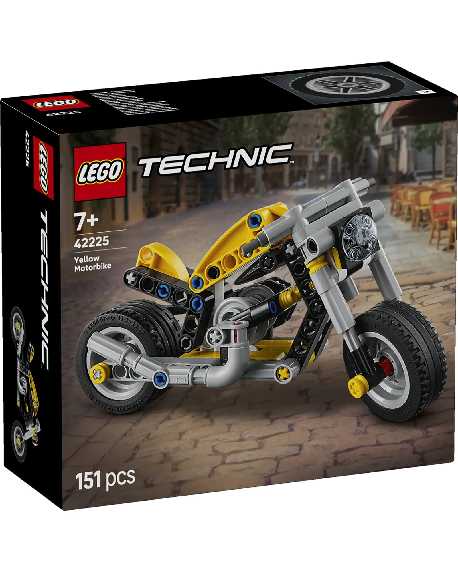 42225 Yellow Motorcycle
