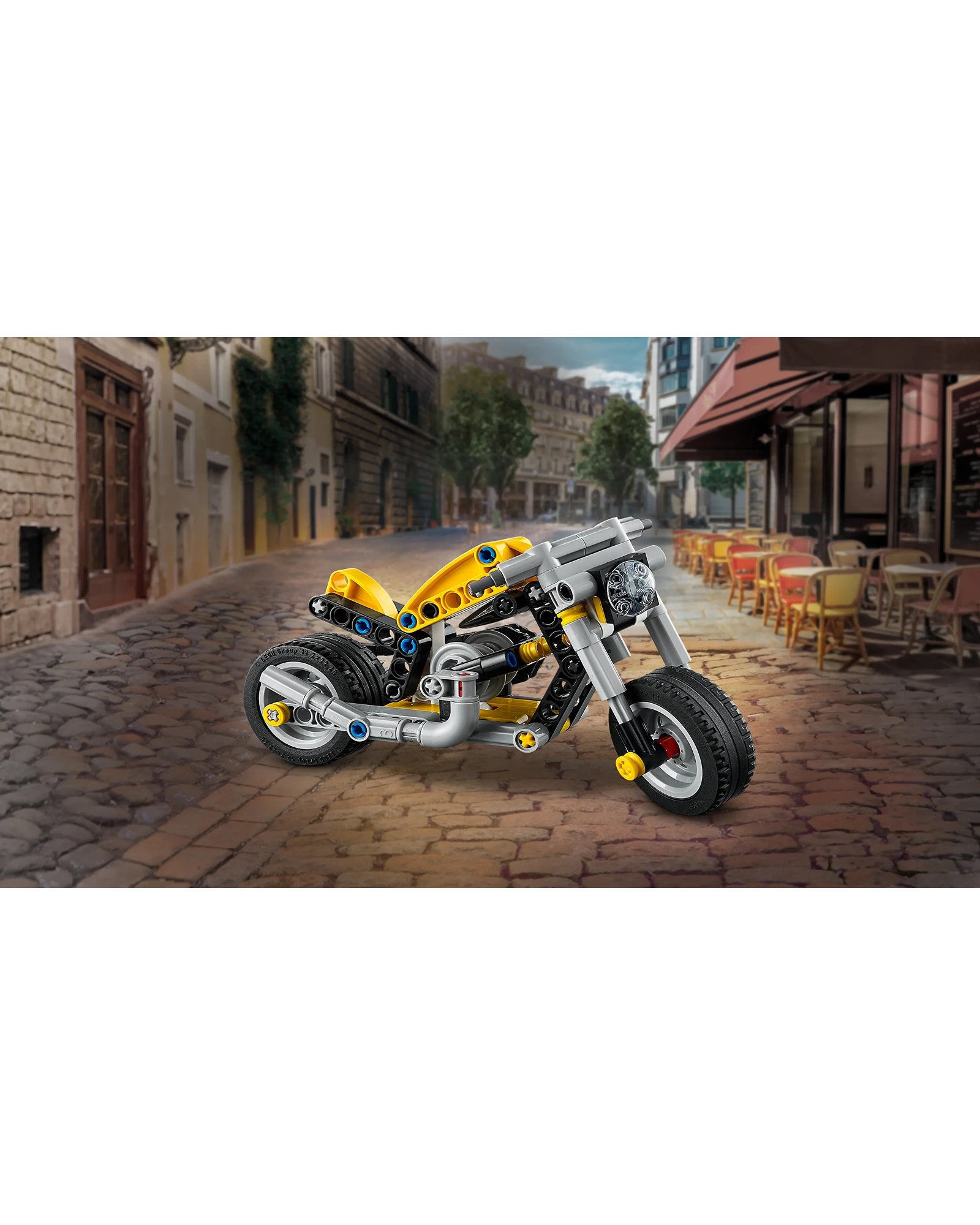 42225 Yellow Motorcycle