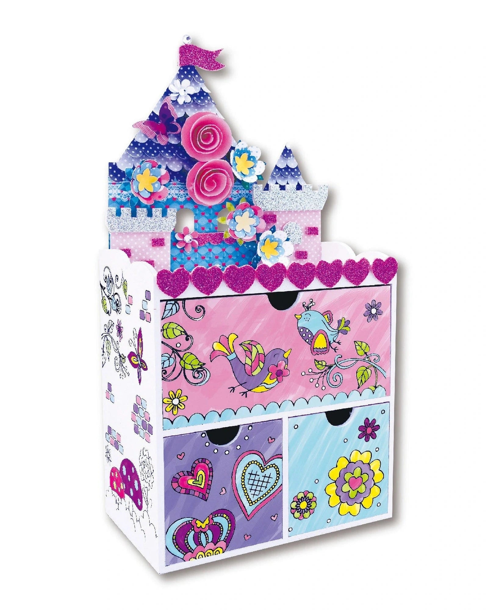 Icando Design and Create Enchanted Castle Jewellery Box