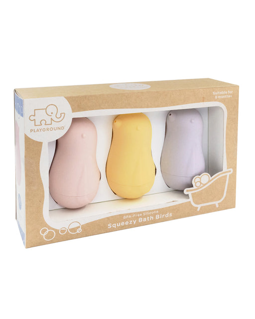 Silicone Squeezy Bath Birds 3 Pack