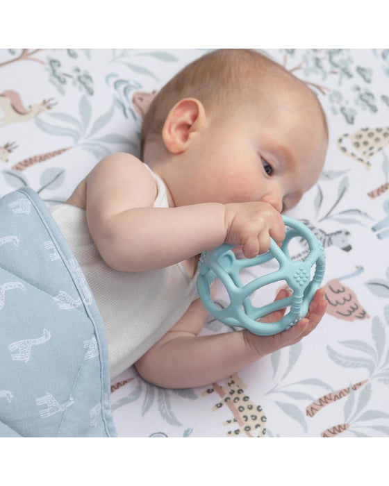 Silicone Teething Ball - Light Blue