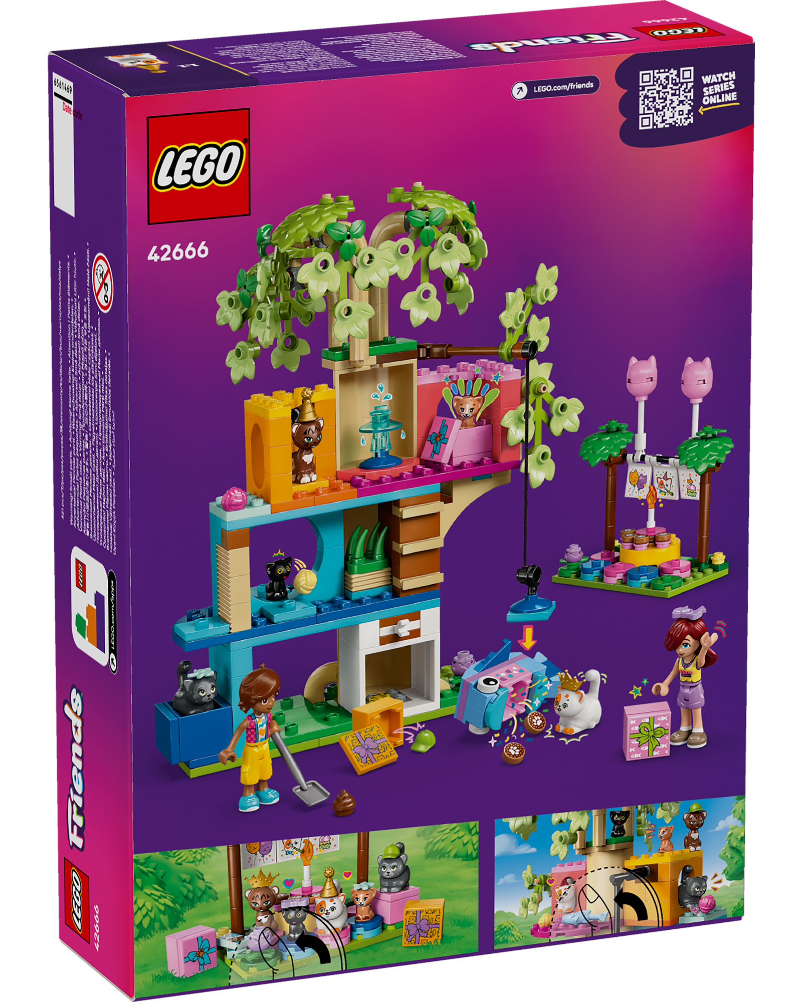 42666 Cat Birthday Party & Tree House