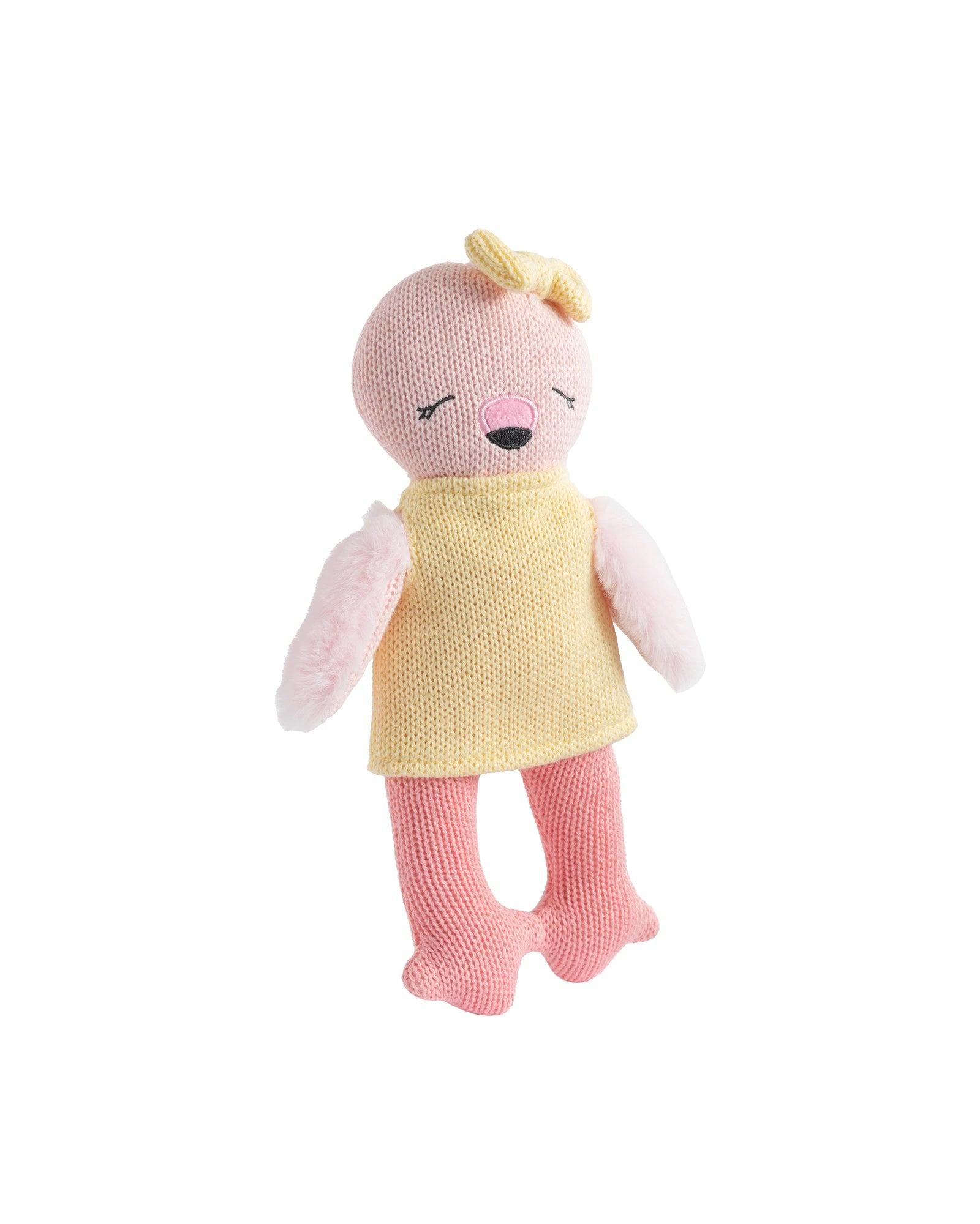 Animal Knitted Toy - Freya the Flamingo