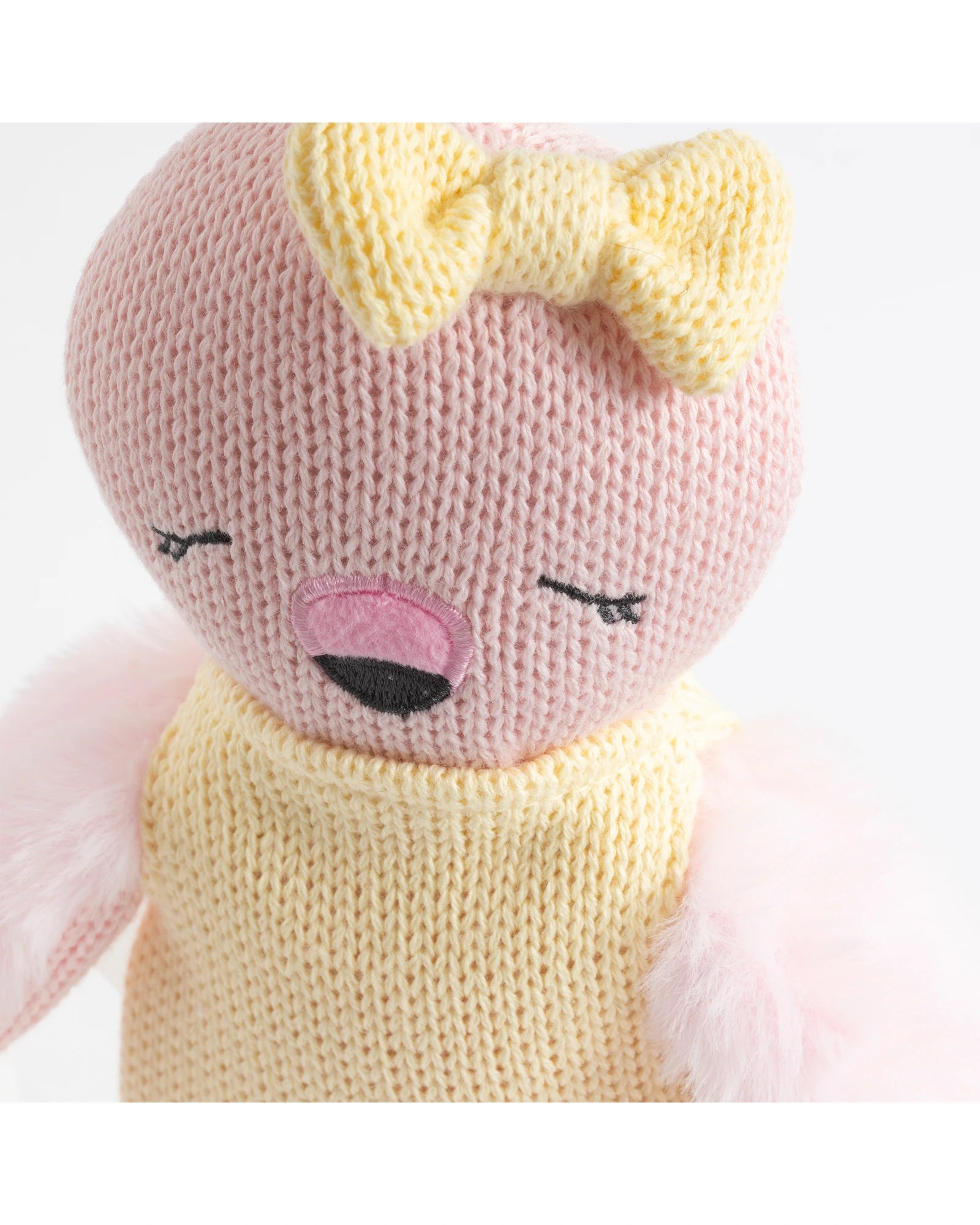 Animal Knitted Toy - Freya the Flamingo