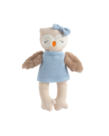Animal Knitted Toy - Ollie the Owl