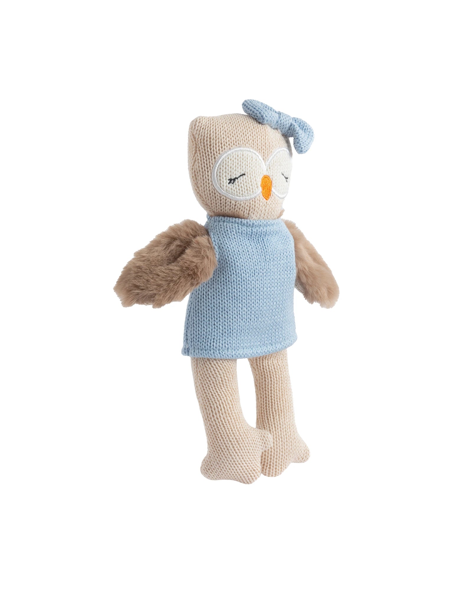 Animal Knitted Toy - Ollie the Owl
