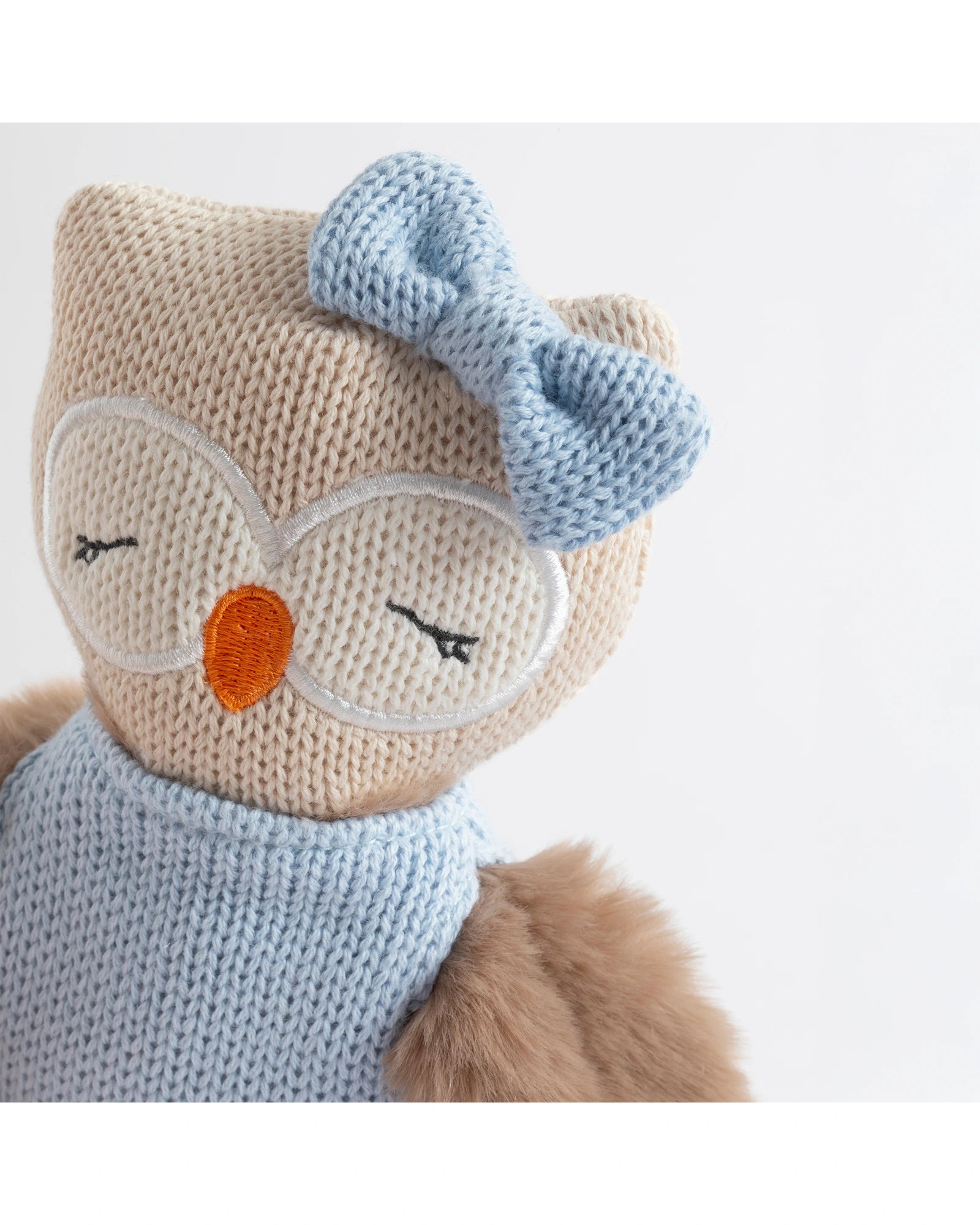Animal Knitted Toy - Ollie the Owl