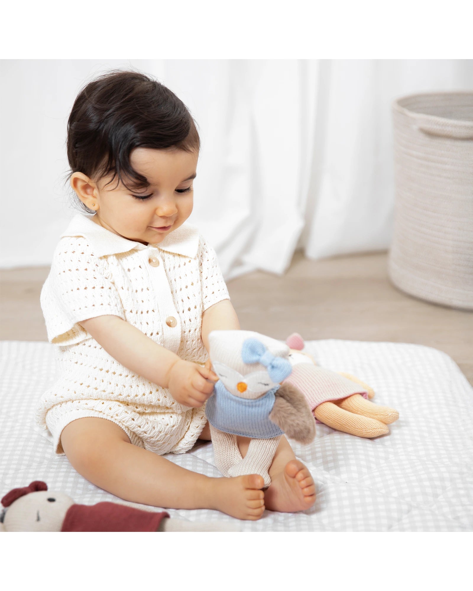 Animal Knitted Toy - Ollie the Owl