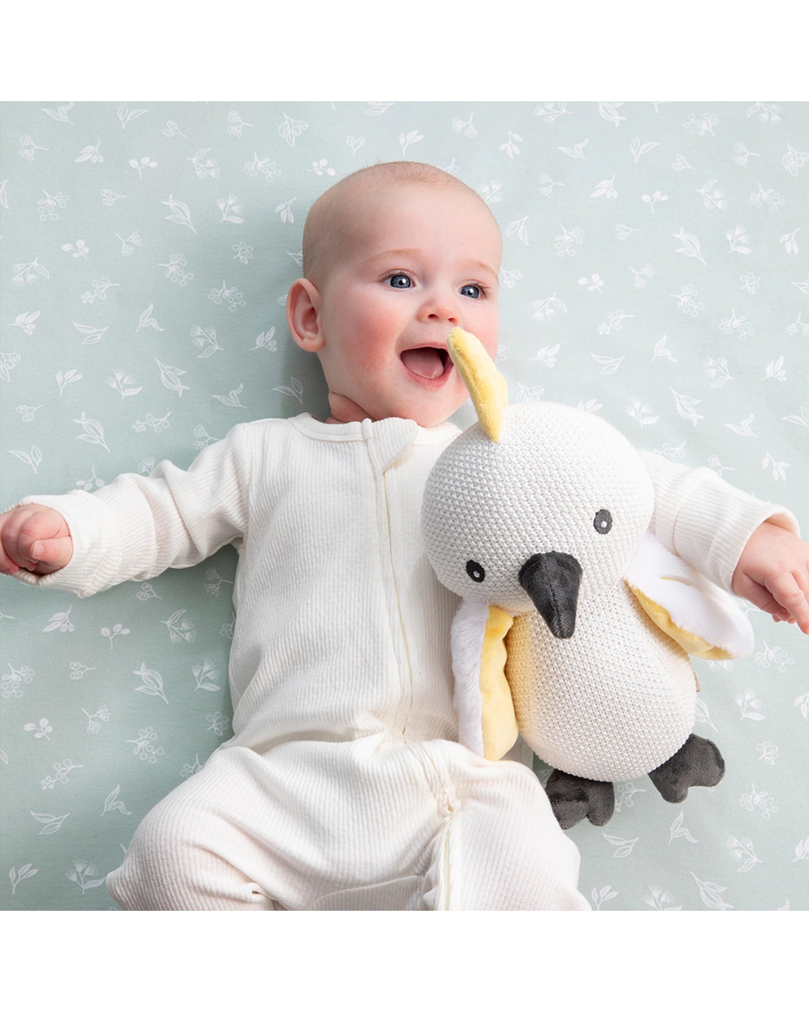 Colin the Cockatoo Knitted Toy