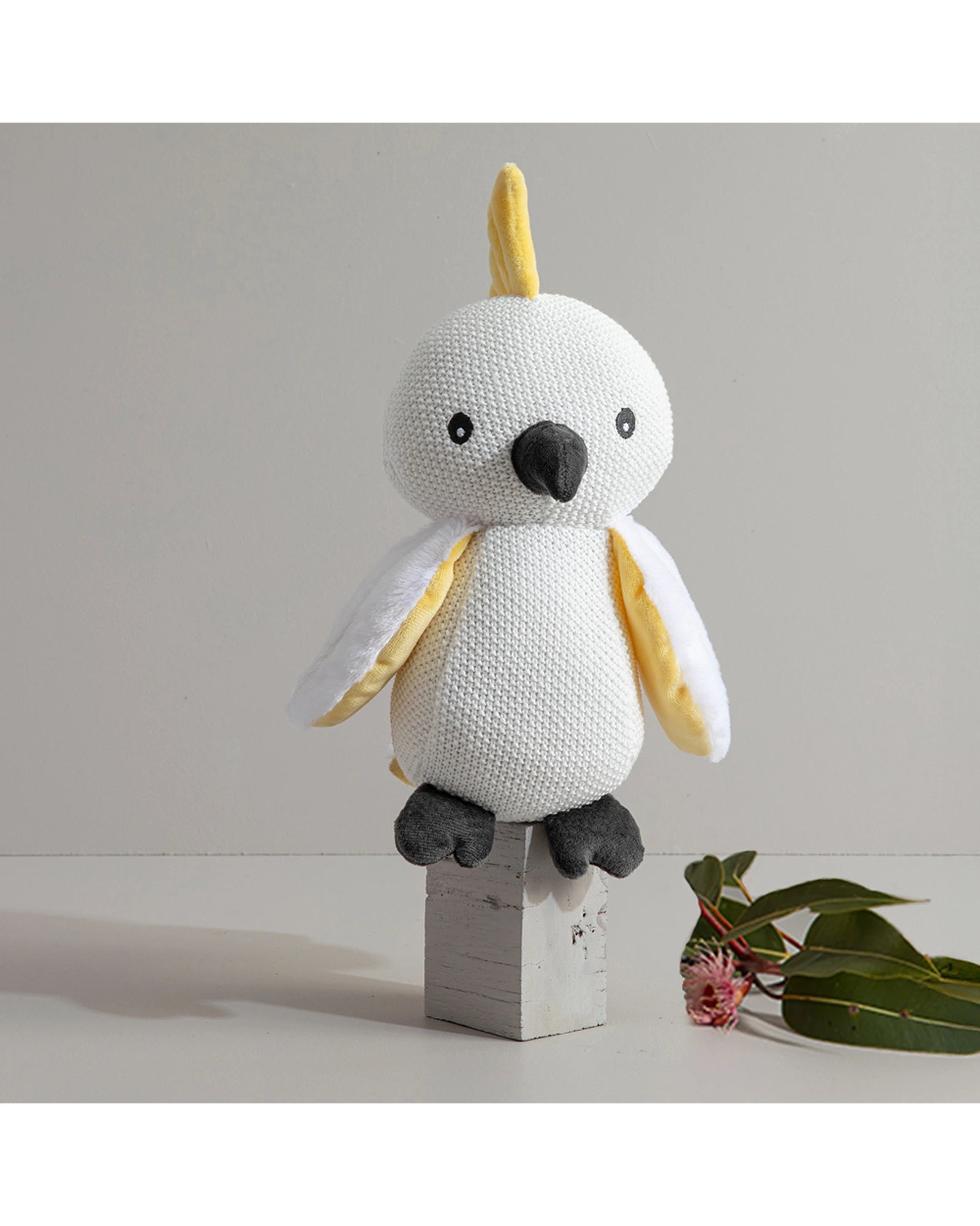 Colin the Cockatoo Knitted Toy