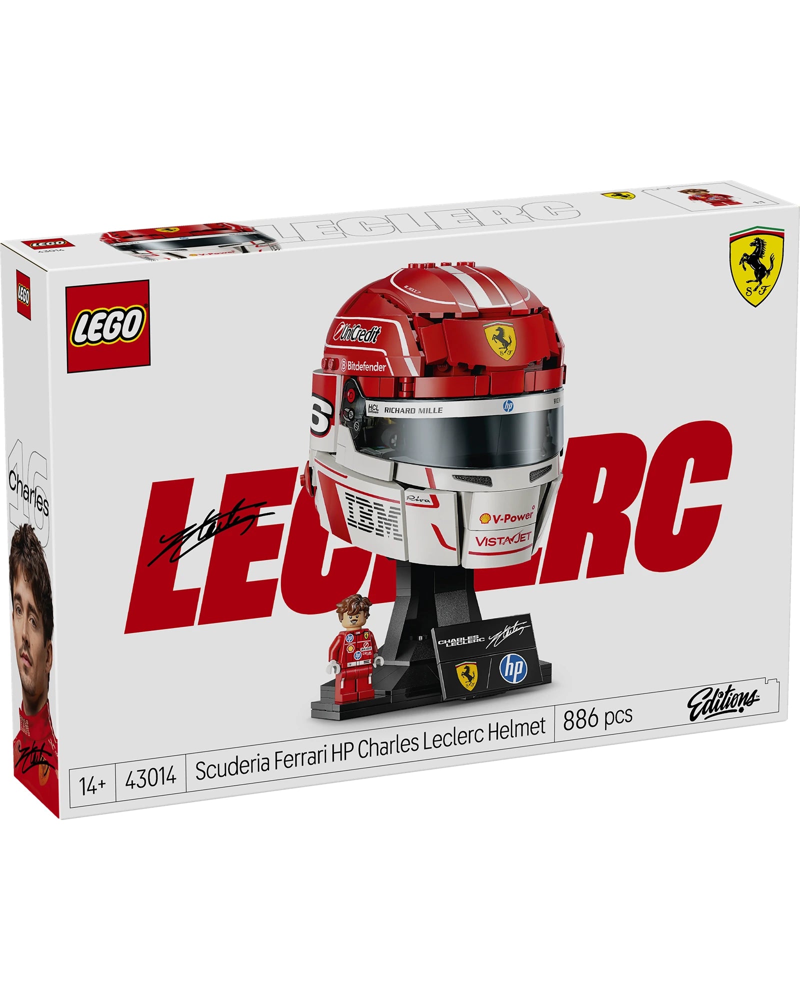 43014 Scuderia Ferrari Charles Lecler Helmet