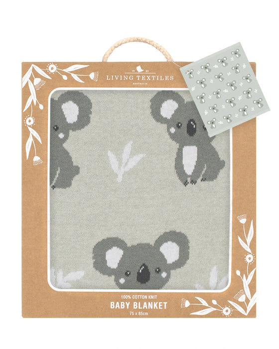 Australiana Baby Blanket Koala Grey