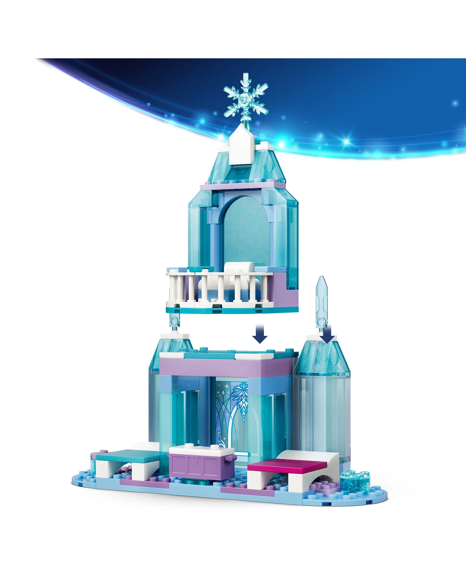 43281 Elsa's Ice Castle & Snow Ride Adventure