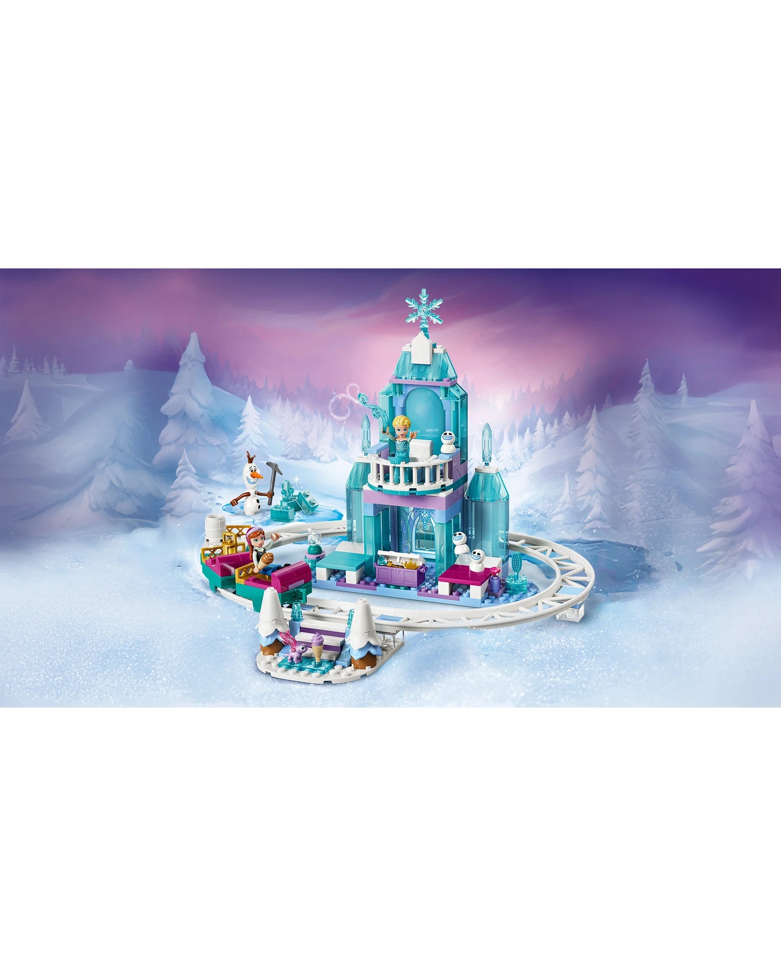 43281 Elsa's Ice Castle & Snow Ride Adventure