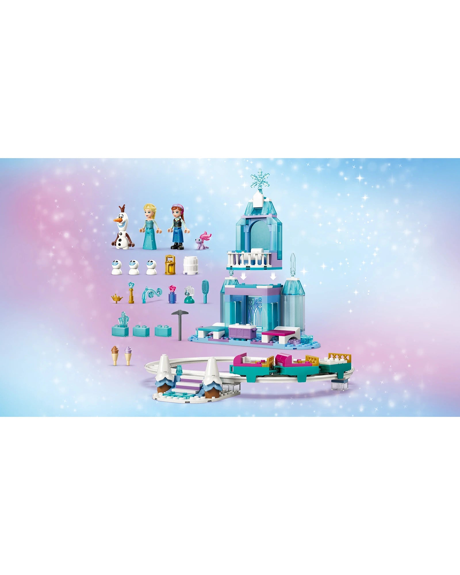 43281 Elsa's Ice Castle & Snow Ride Adventure