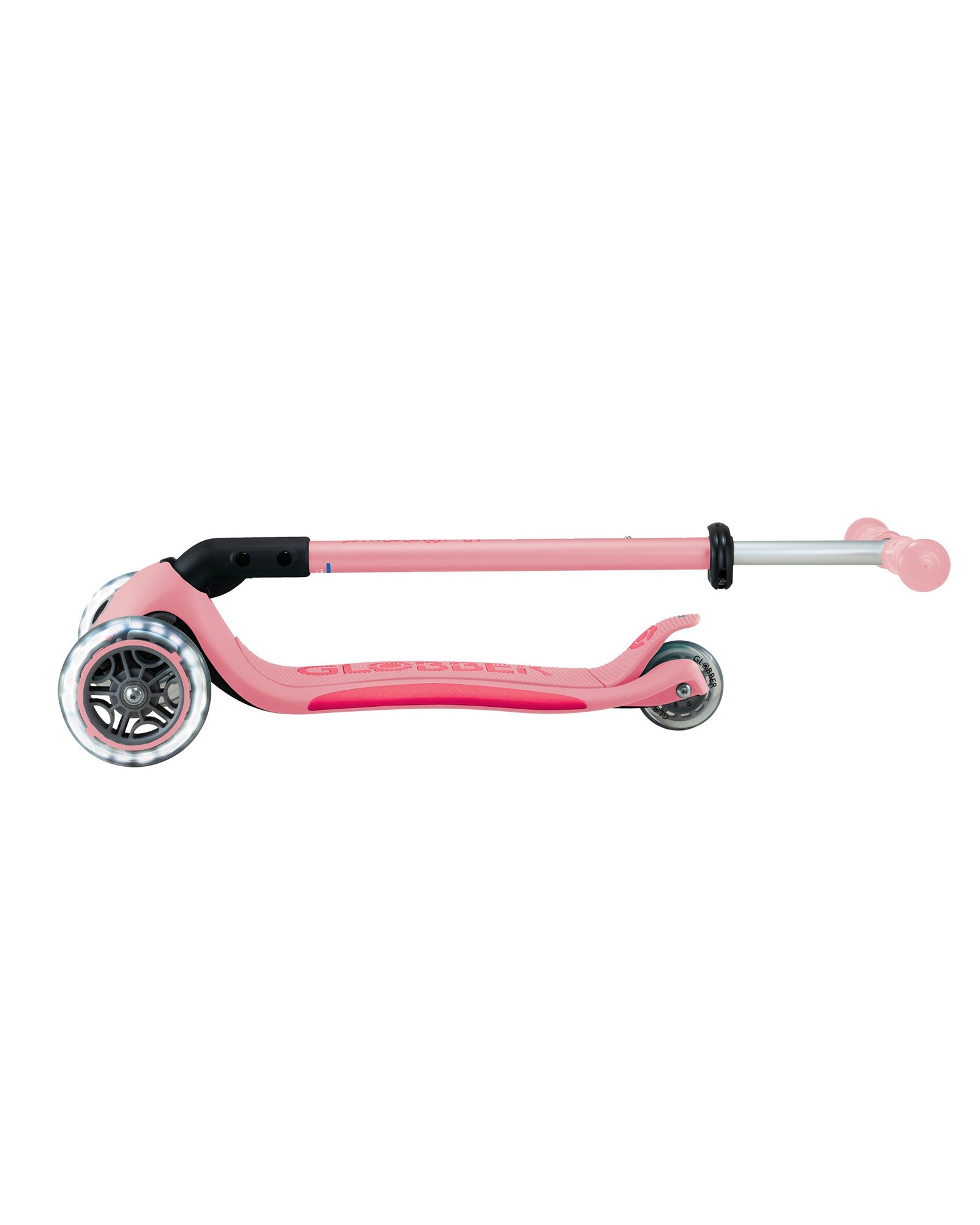 Globber Primo Fold Plus Lights Pink Coral