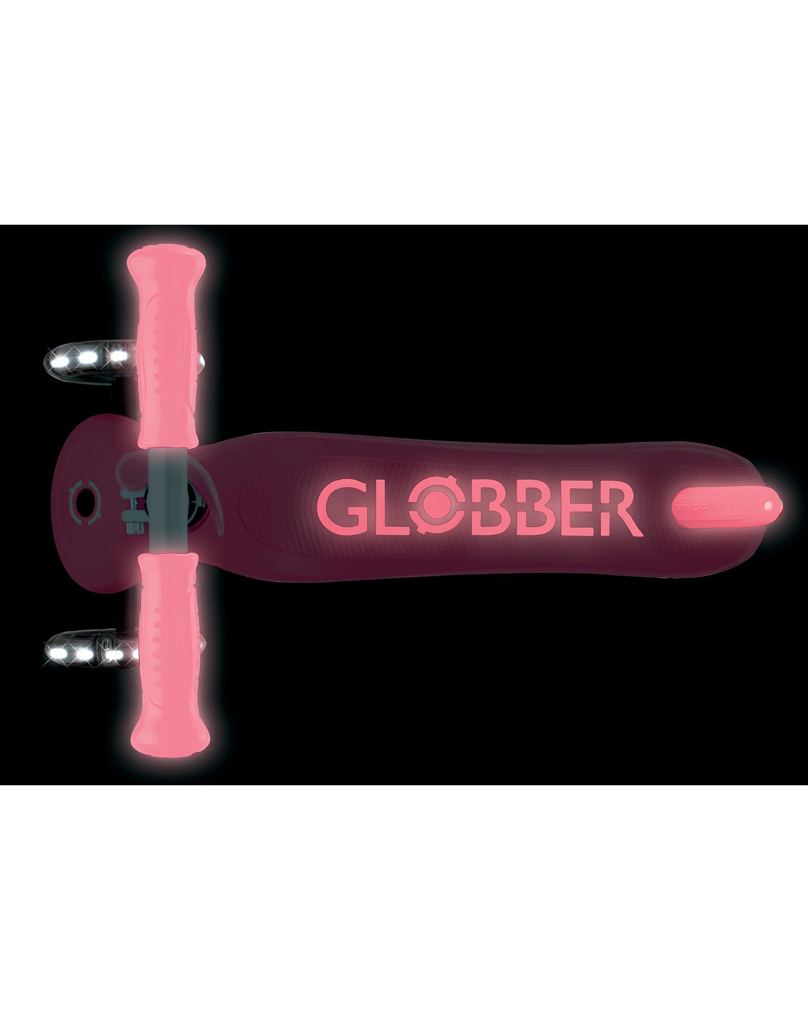 Globber Primo Plus Glow Lights Coral Pink