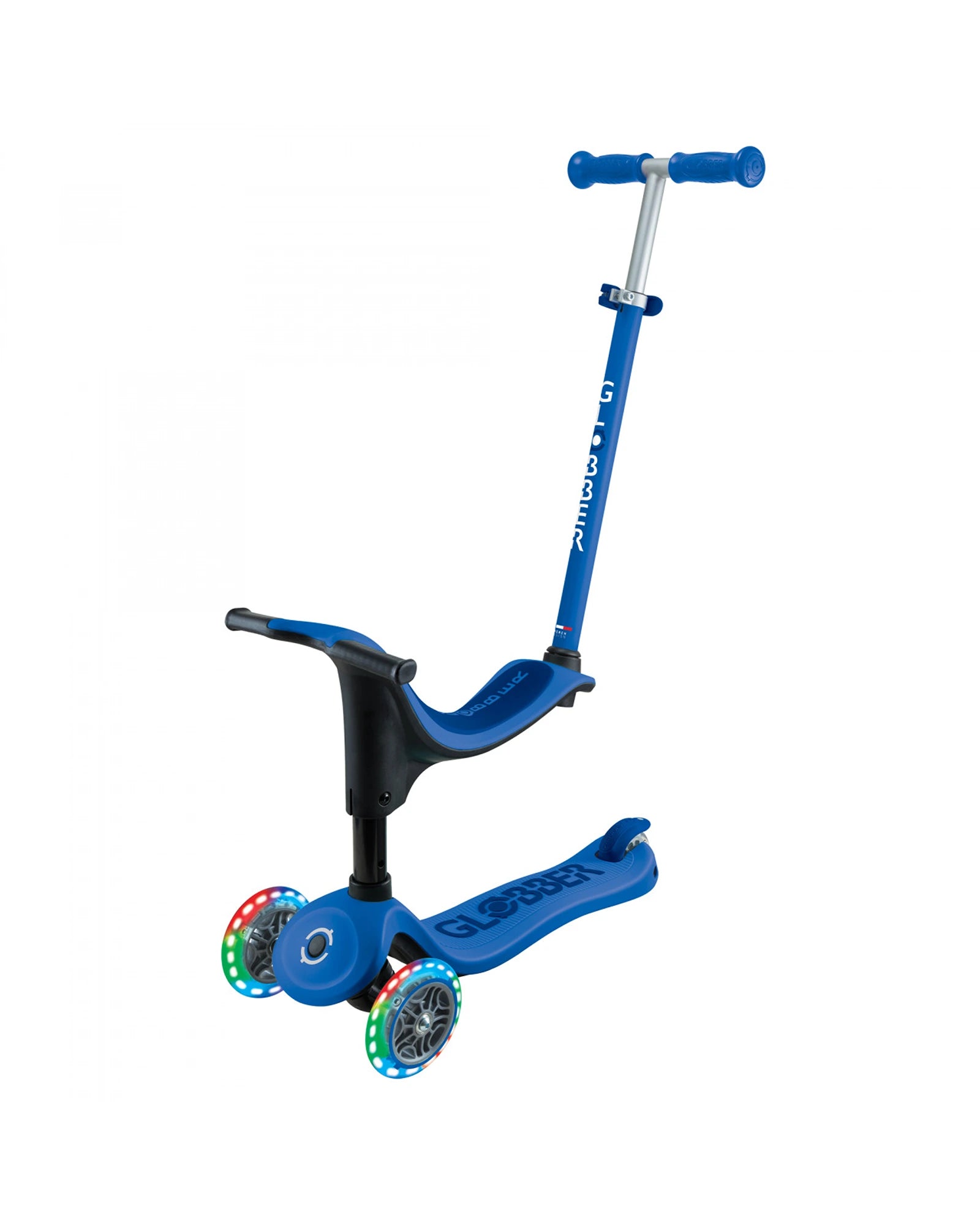 Globber Go Up Sporty Lights V2 Navy Blue