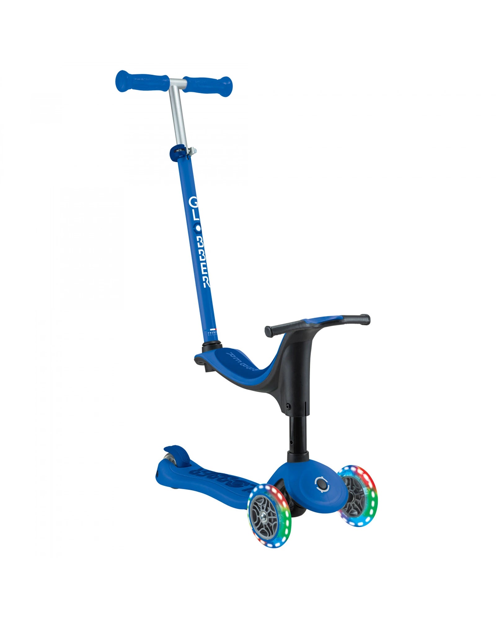 Globber Go Up Sporty Lights V2 Navy Blue