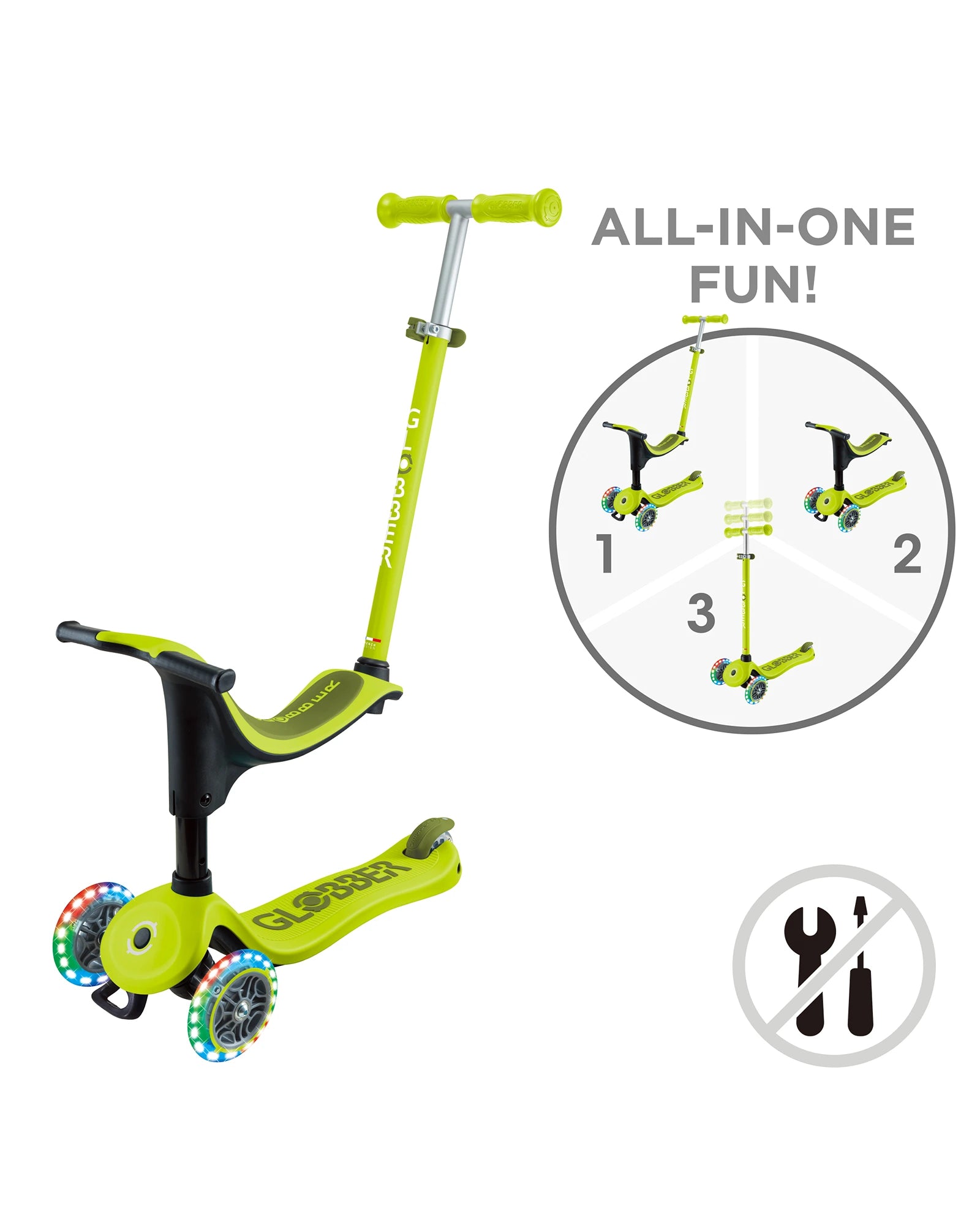 Go Up Sporty Lights Green/Khaki