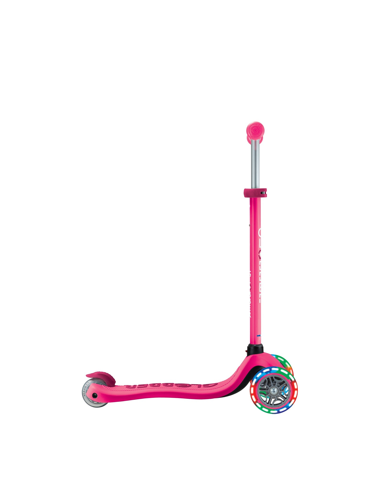 Globber GO UP SPORTY Lights - Fuchsia/ Dark Pink – Kidstuff