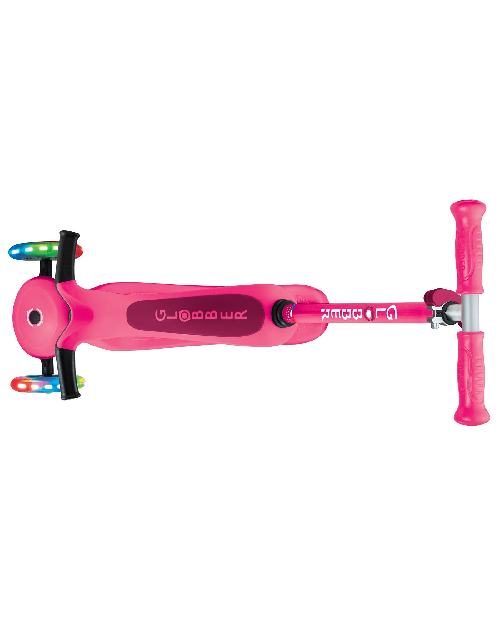 Globber GO UP SPORTY Lights - Fuchsia/ Dark Pink – Kidstuff