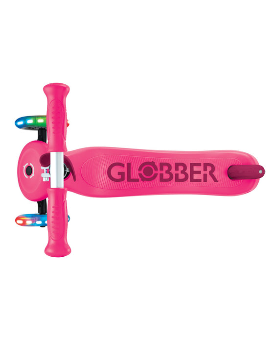 Globber Go Up Sporty Lights V2 Dark Pink