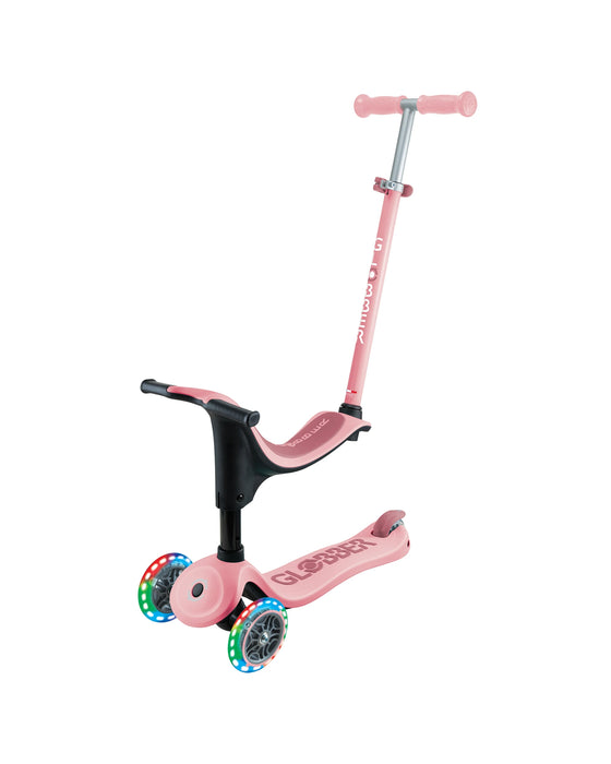 Globber Go Sporty Lights V2 Pastel Pink/Deep Pink