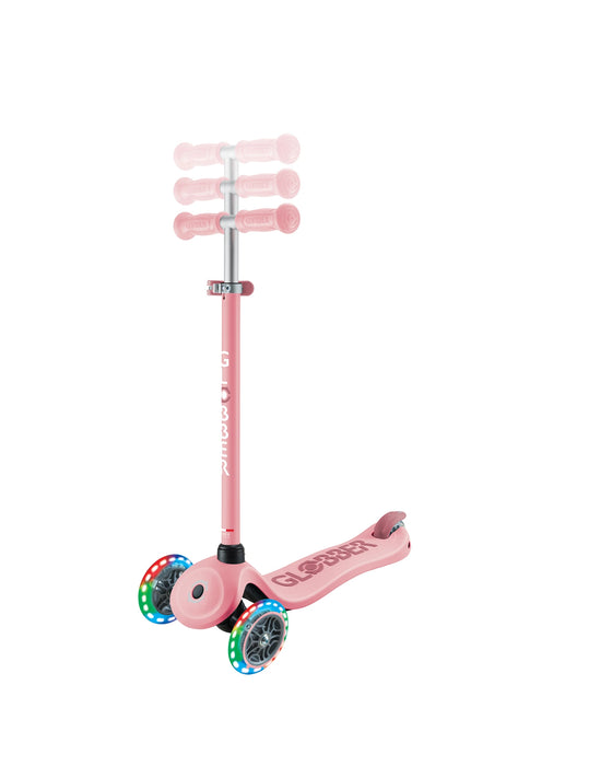 Globber Go Sporty Lights V2 Pastel Pink/Deep Pink