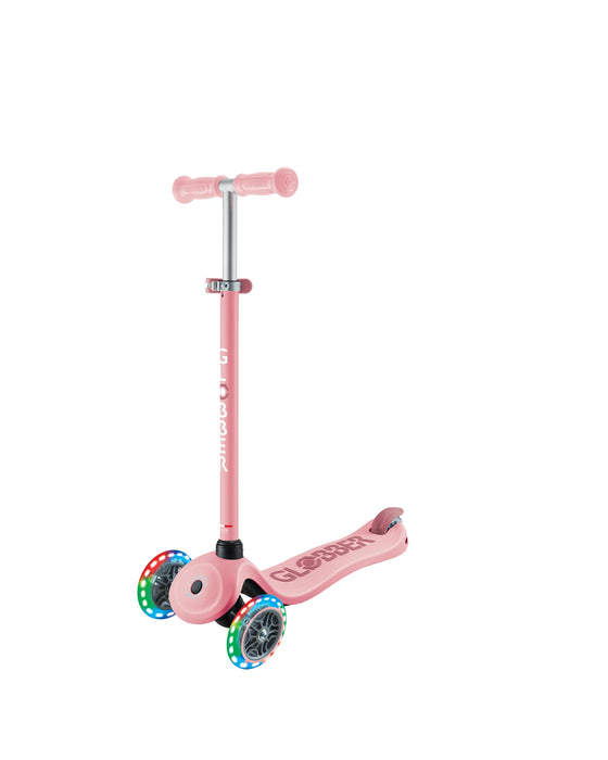 Globber Go Sporty Lights V2 Pastel Pink/Deep Pink