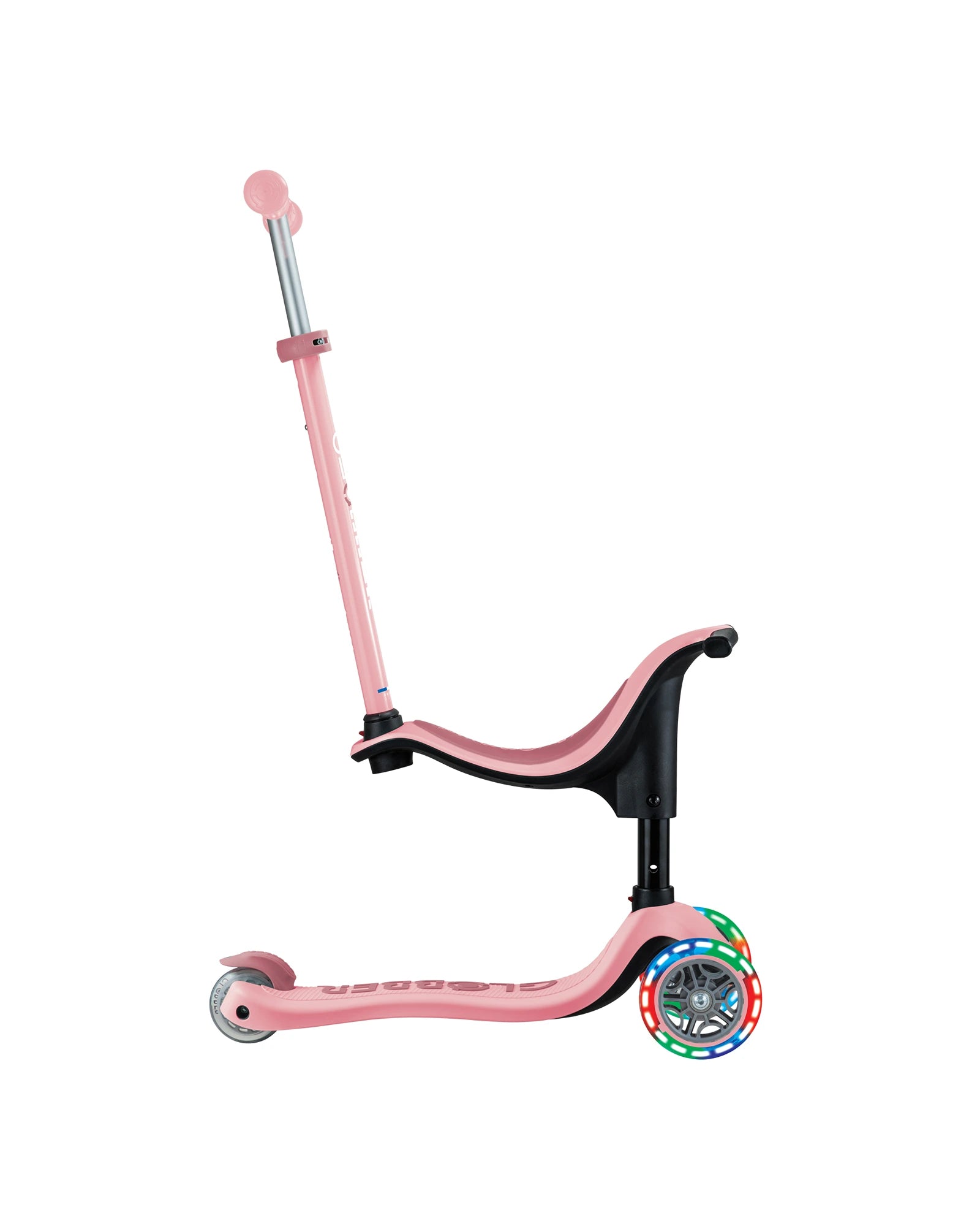 Globber Go Sporty Lights V2 Pastel Pink/Deep Pink