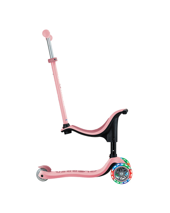 Globber Go Sporty Lights V2 Pastel Pink/Deep Pink